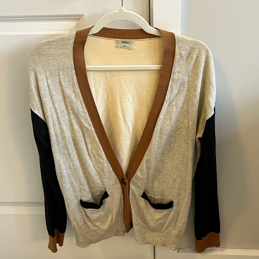 Stylish Women's Cardigan Sweater geometric perfect for fall